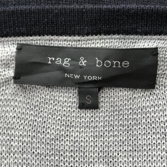 rag & bone Two-Tone Gray and Black Sweater Dress - Picture 3 of 8